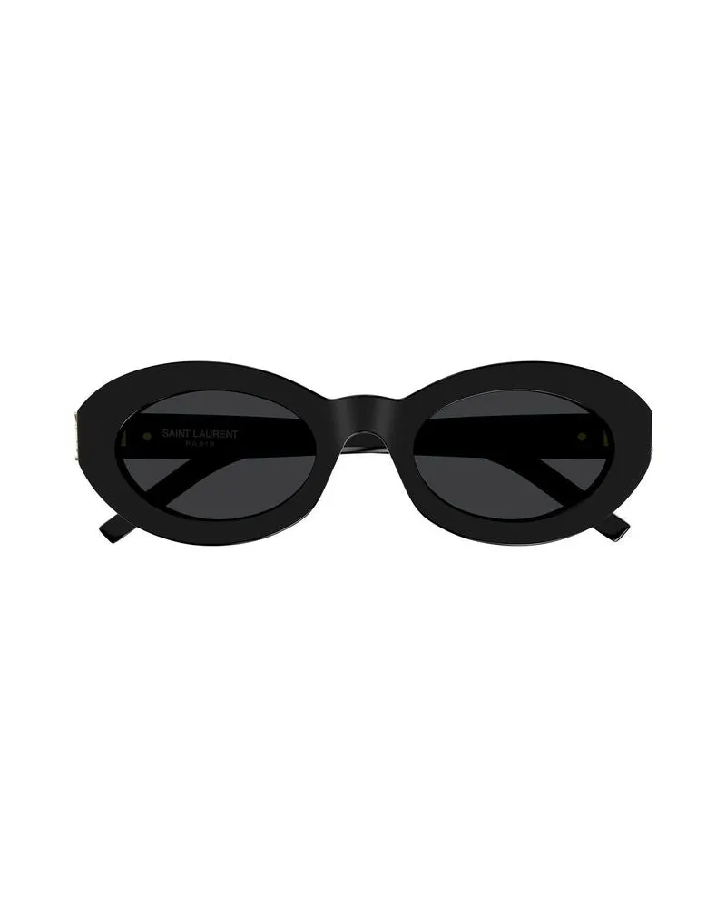 Saint Laurent Women's Sunglasses Black Acetate Black