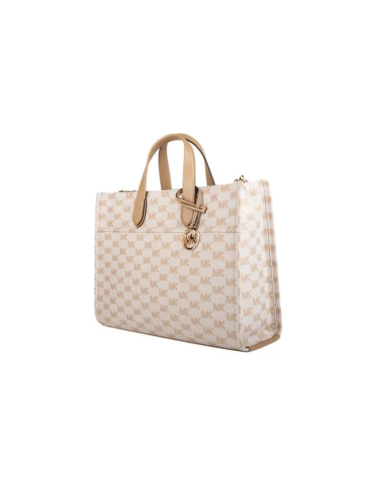 Michael Kors Gigi Tote Bag — Beige Beige