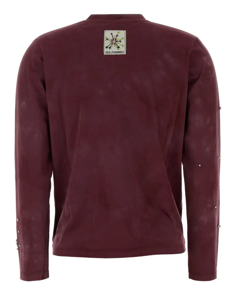 Des Phemmes Ricamo Sweatshirt — Purple Purple