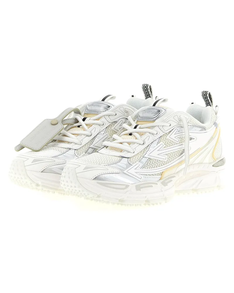OFF-WHITE Women's White Polyethylene Athletic Sneakers White