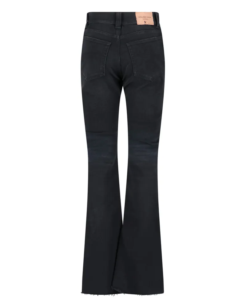 Balenciaga Women's Jeans Black Cotton Black