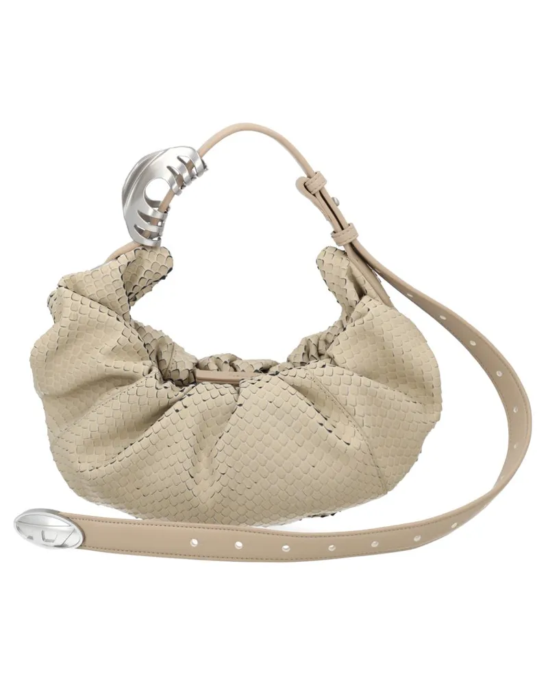 Diesel Grab-D Shoulder Bag — Beige Beige
