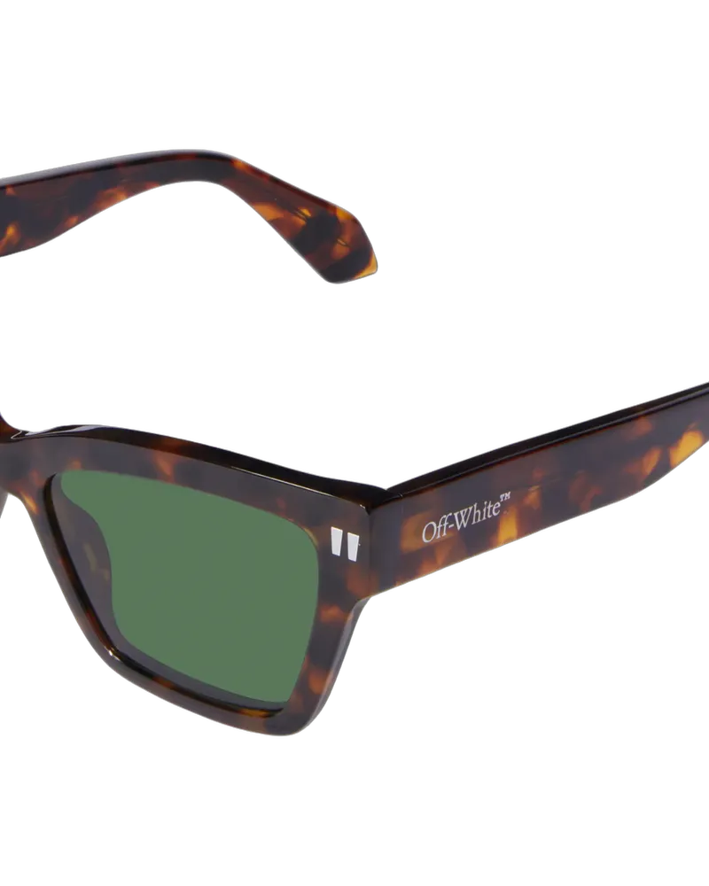 OFF-WHITE Men's Cincinnati Logo Sunglasses Brown Accessories Brown