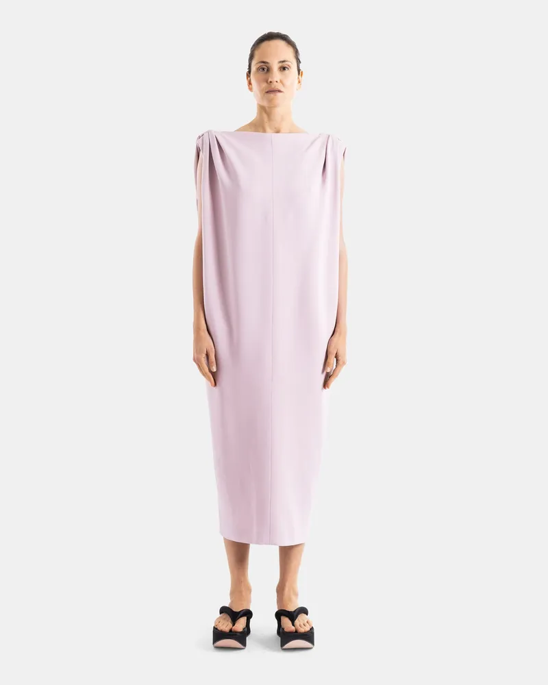 Balenciaga Women's Midi Sack Dress Pink Pink