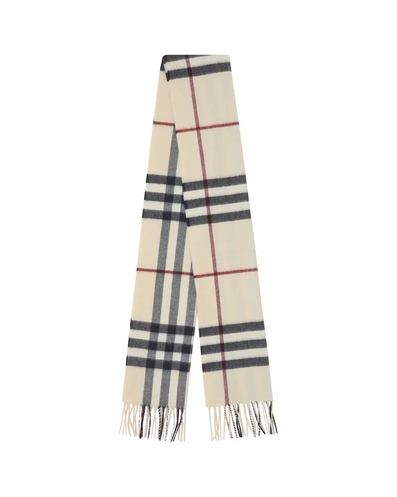Burberry Men's Beige Cashmere Scarf Beige