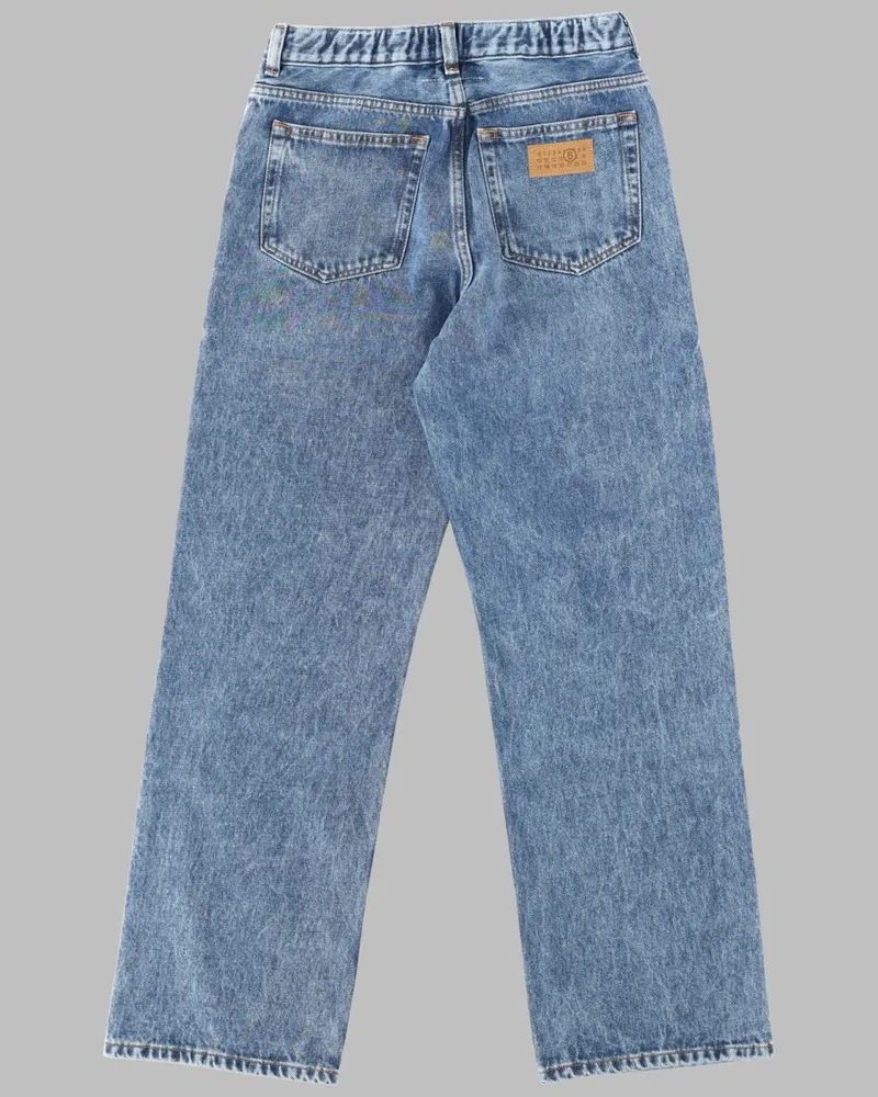 Maison Margiela Denim Trousers — Gray Gray