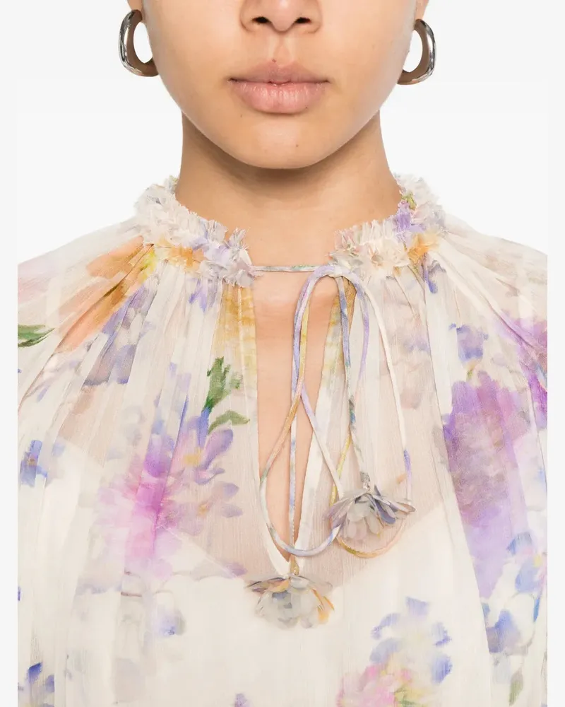 Zimmermann Women's Blouses Ss26 W Cream