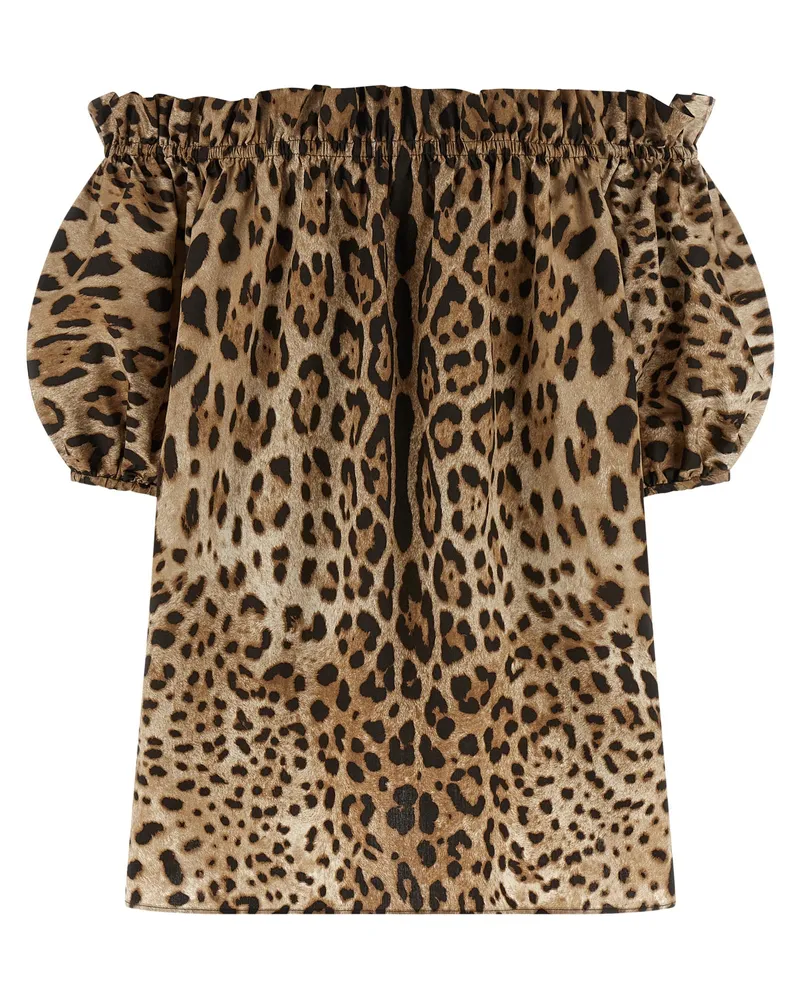 Dolce & Gabbana Women's Brown Cotton Shirt Brown