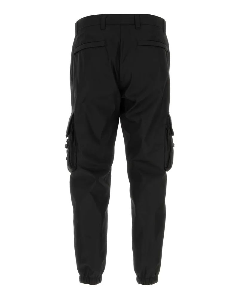 Prada Men's Black Re-Nylon Cargo Pant Black