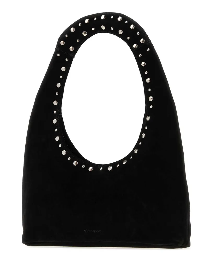 GIMAGUAS Suede Shoulder Bag — Black Black