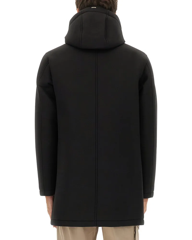 Herno Viscose Scuba Jacket — Black Black