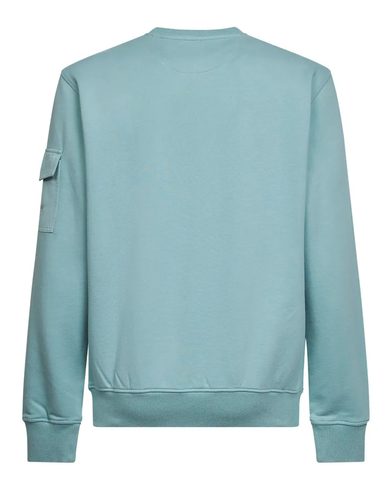 MC2 Saint Barth Men's Sweatshirt Chester Sage Green Cotton Sweatshirts Sweater Green