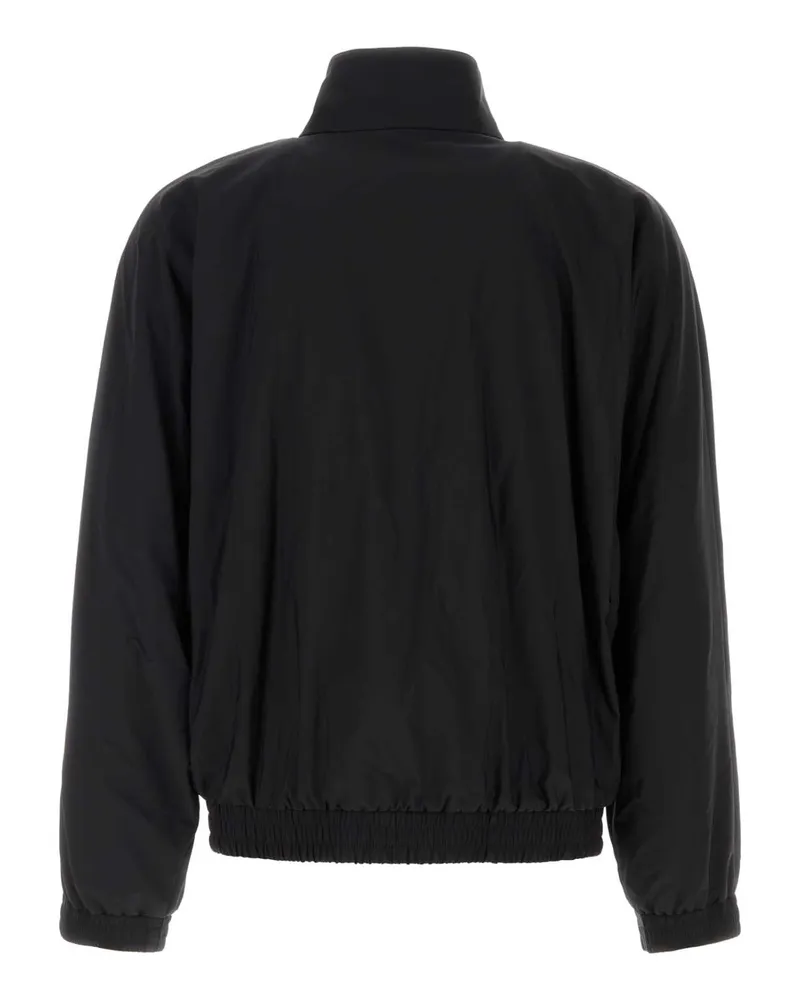 Ferragamo Men's Black Wool Blend Jacket Neroashgrey Wv-Pa Giubbini Black