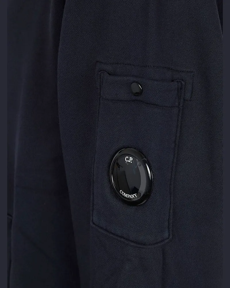 C.P. Company Cotton Hoodie — Navy Navy