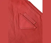 Women's Jersey Fabric Logo Tote Red