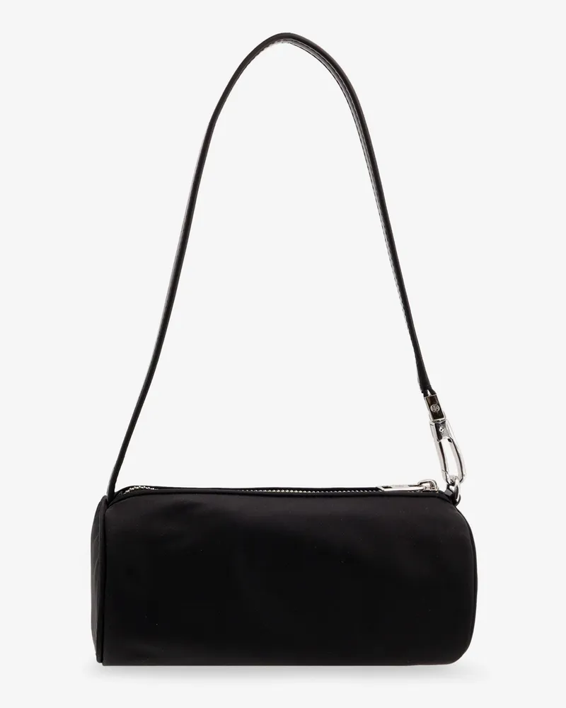 Tory Burch Women's Virginia Nylon Cylindric Shoulder Bag Black Black