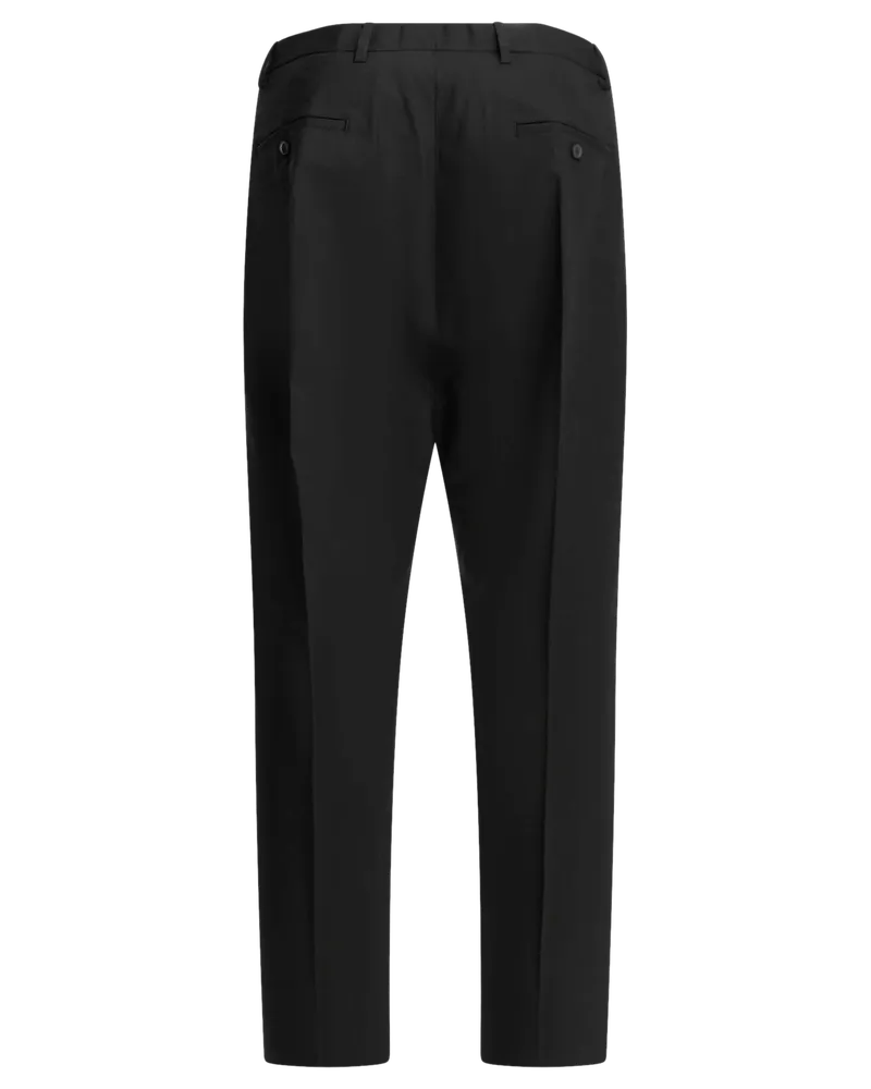 Rick Owens Men's Pantalon Astaires Noir Black Trousers Black