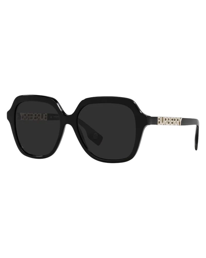 Burberry Women's Square Sunglasses Metal-Plastic Dark Havana W Brown Gradient Brown