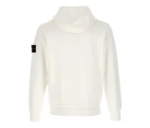 Men's White Cotton Sweatshirt Clothing