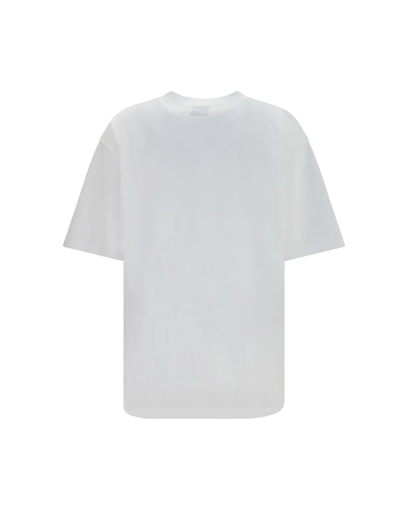 Balenciaga Women White Cotton T-Shirt White