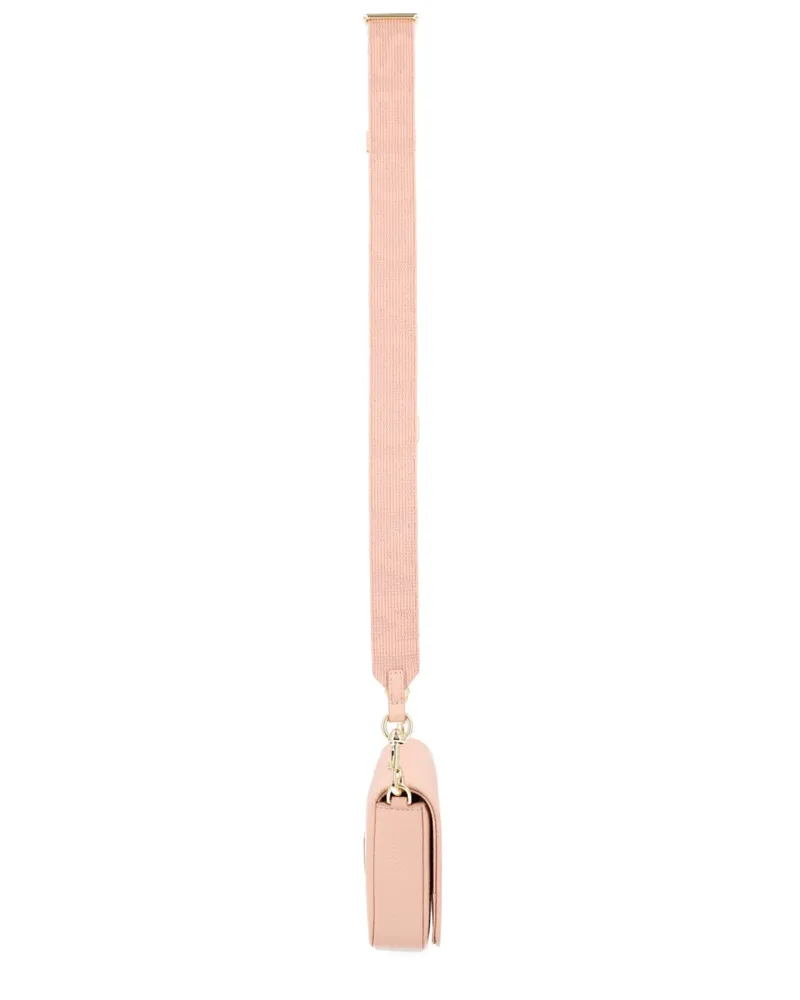 Marc Jacobs Women's Shoulder Bag The Mini Pink Cow Leather Pink