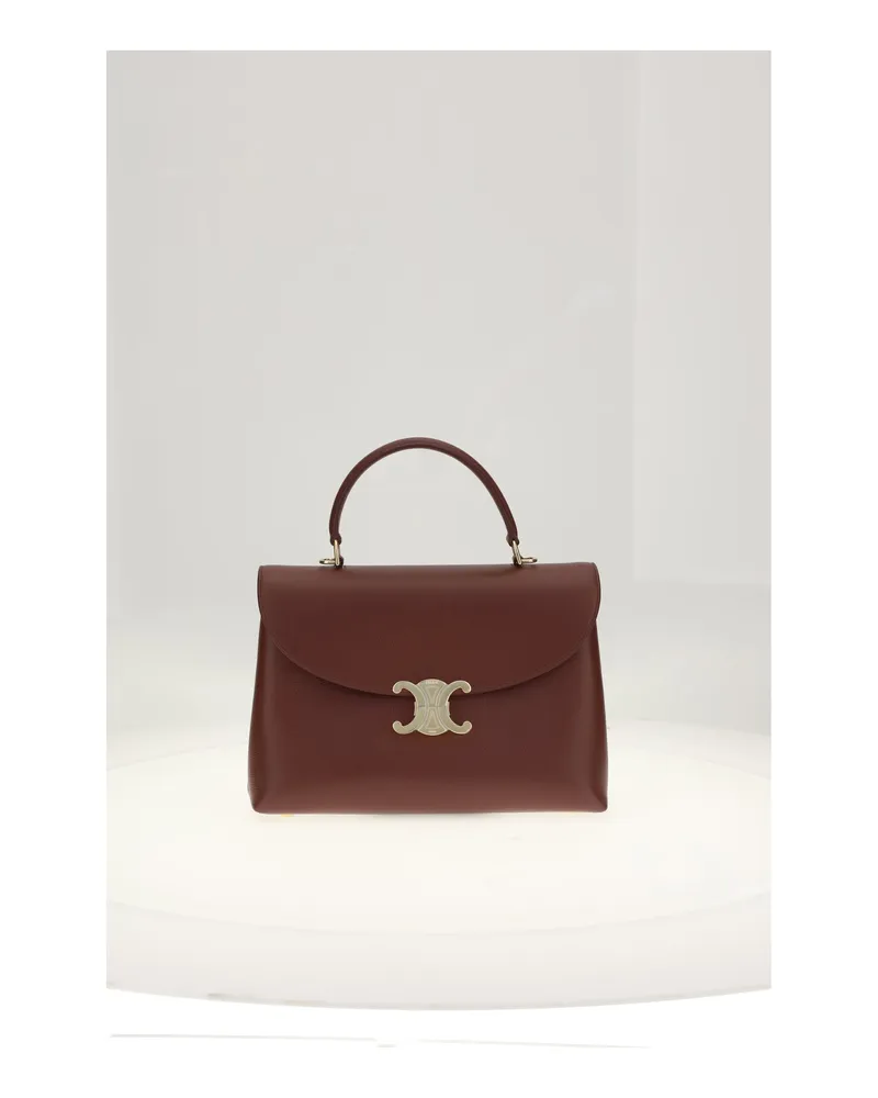 Celine Women's Handbag Nino Light Burgundy Handbags Hand Bags Burgundy