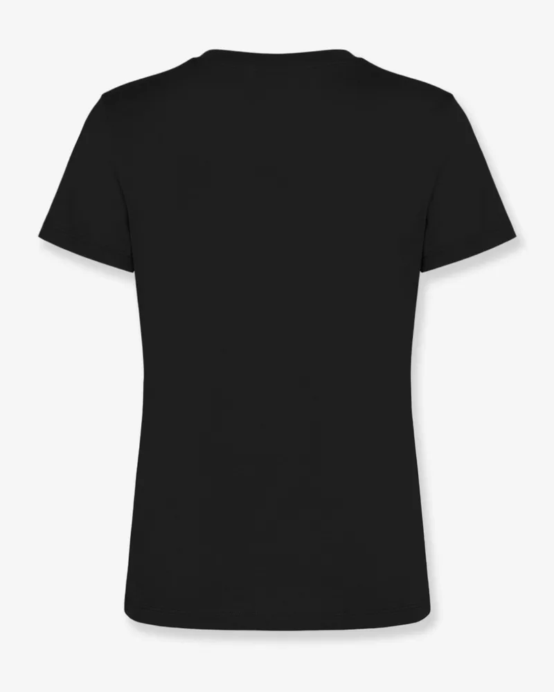 Max Mara Women's T-Shirt Papaia Cotton Black T-Shirts & Jerseys Black