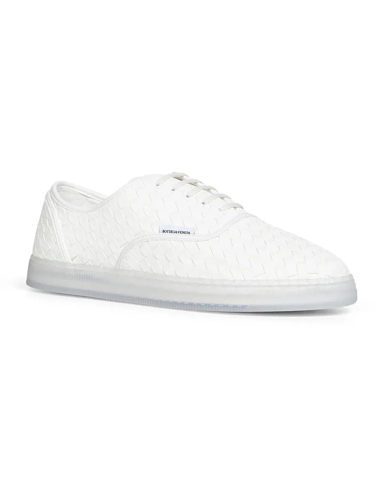 Bottega Veneta Men's Sneakers Serena Intrecciato Nappa White Lambskin Trainers White