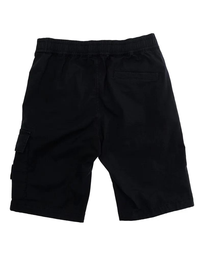 Stone Island Boys' Shorts Blue Cotton For Men Black