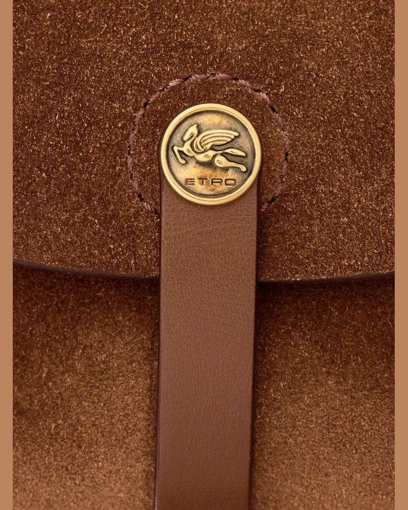 Etro Women's Shoulder Bag Medium Pony Brown Brown
