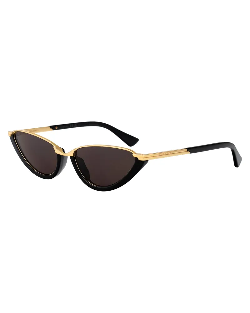 Bottega Veneta Women's Sunglasses Bv1346s Black Acetate Black-Black-Grey Black/black/grey Black