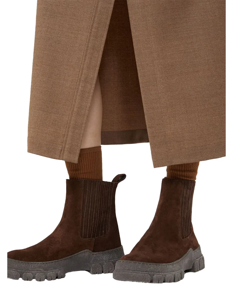 Weekend Max Mara Genepi Boots — Brown Brown