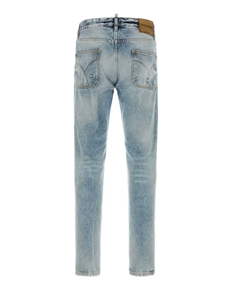 Dsquared2 Men's Denim Jeans Navyblue Exterior: Cotton Blue