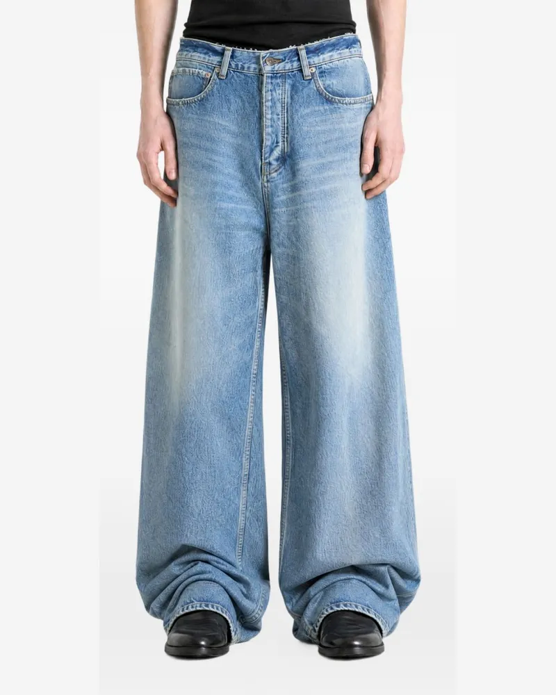 Balenciaga Baggy Denim Jeans — Light Blue Light