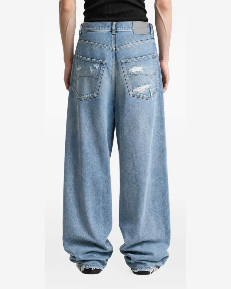 Balenciaga Baggy Denim Jeans — Light Blue Light