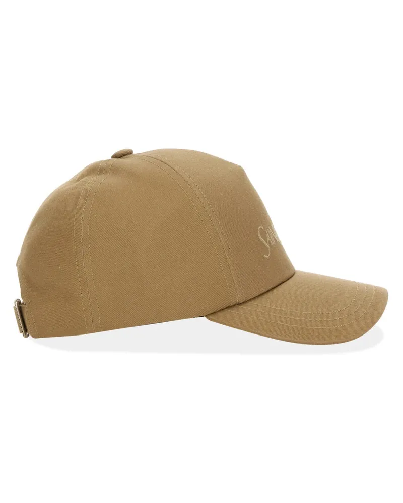 Saint Laurent 778063_3YP199700 Cotton-Linen Blend Baseball Cap — Beige Beige