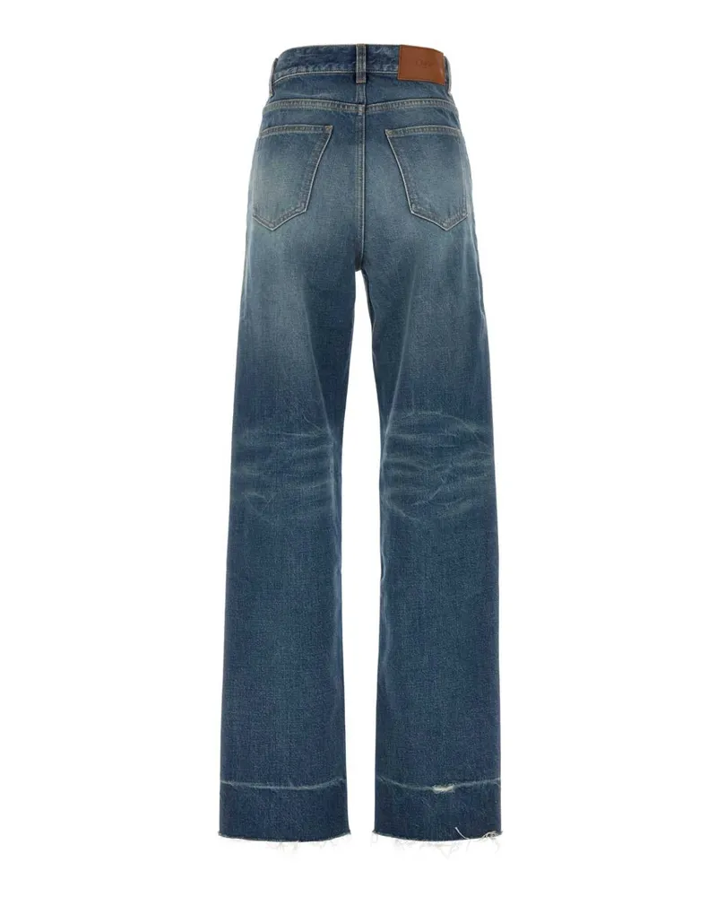 Chloé Women's Denim Jeans Darkcobalt Exterior: Cotton Pantaloni Trousers Blue