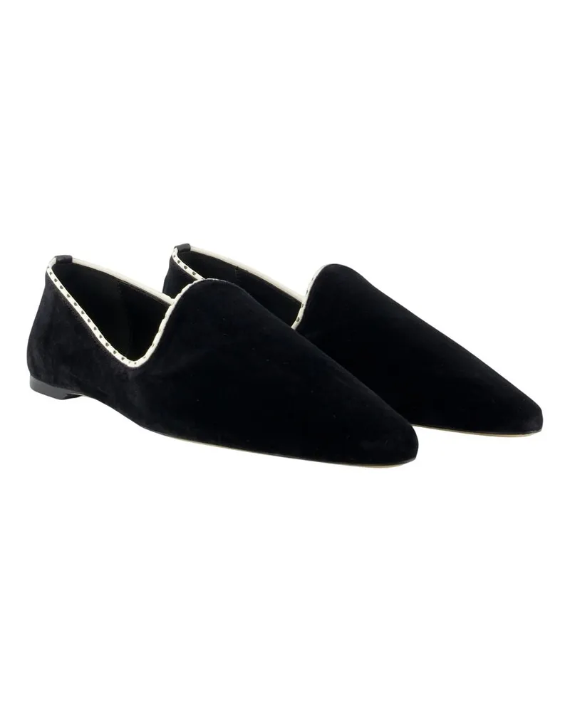 Totême Women's Venetian Ballerina Black Synthetic Black