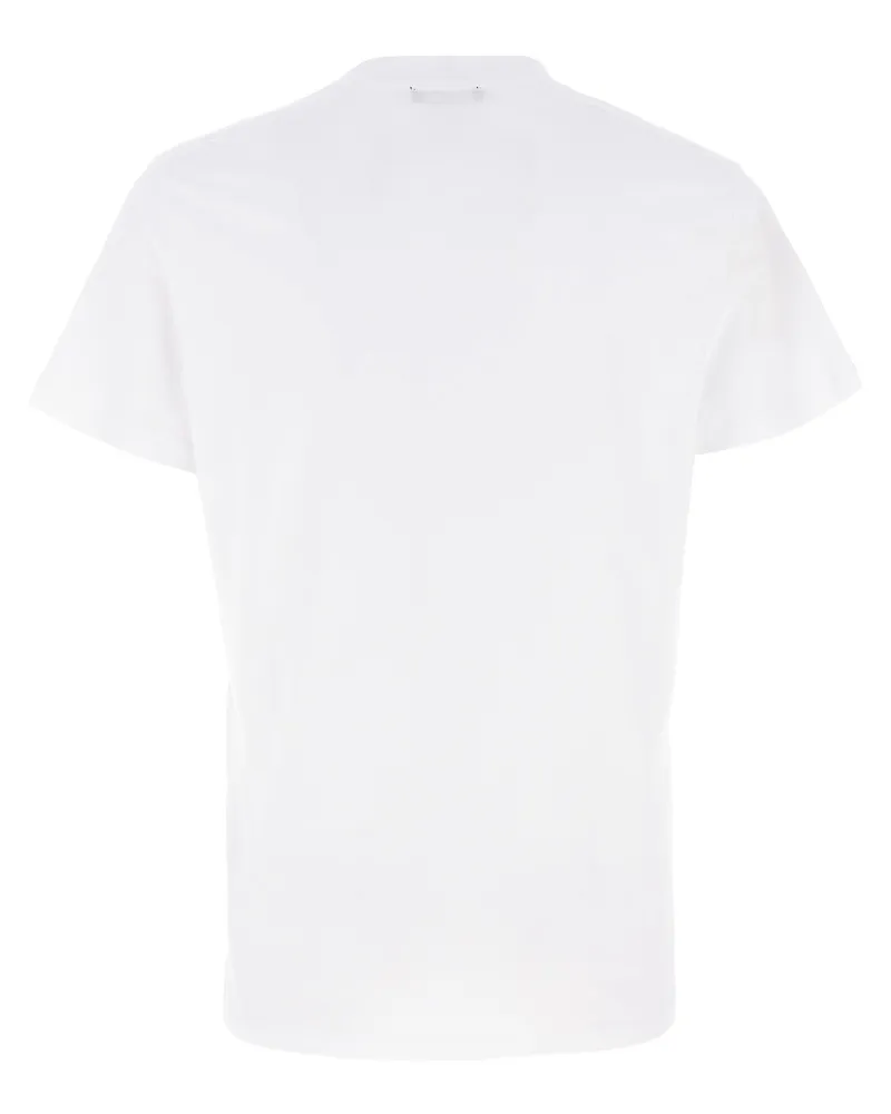 Balmain Men White Organic Cotton T-Shirt White