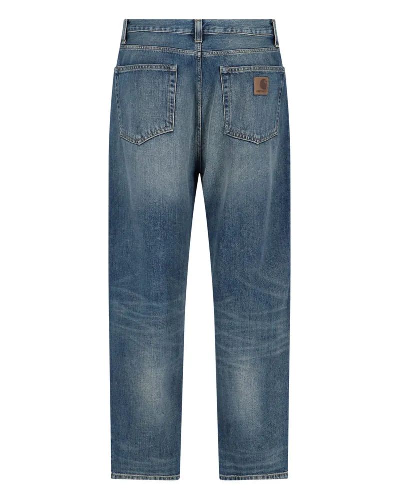 Carhartt WIP Men's Jeans Blue Cotton Blue