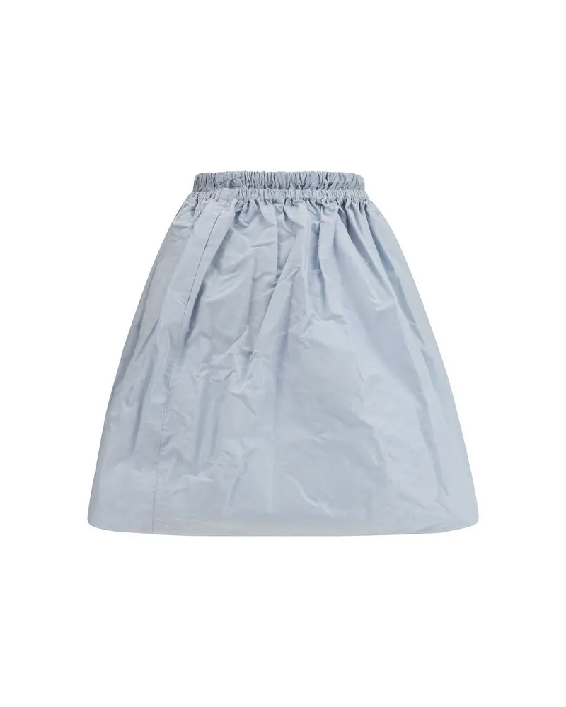 Prada Women's Blue Silk Long Skirt Blue