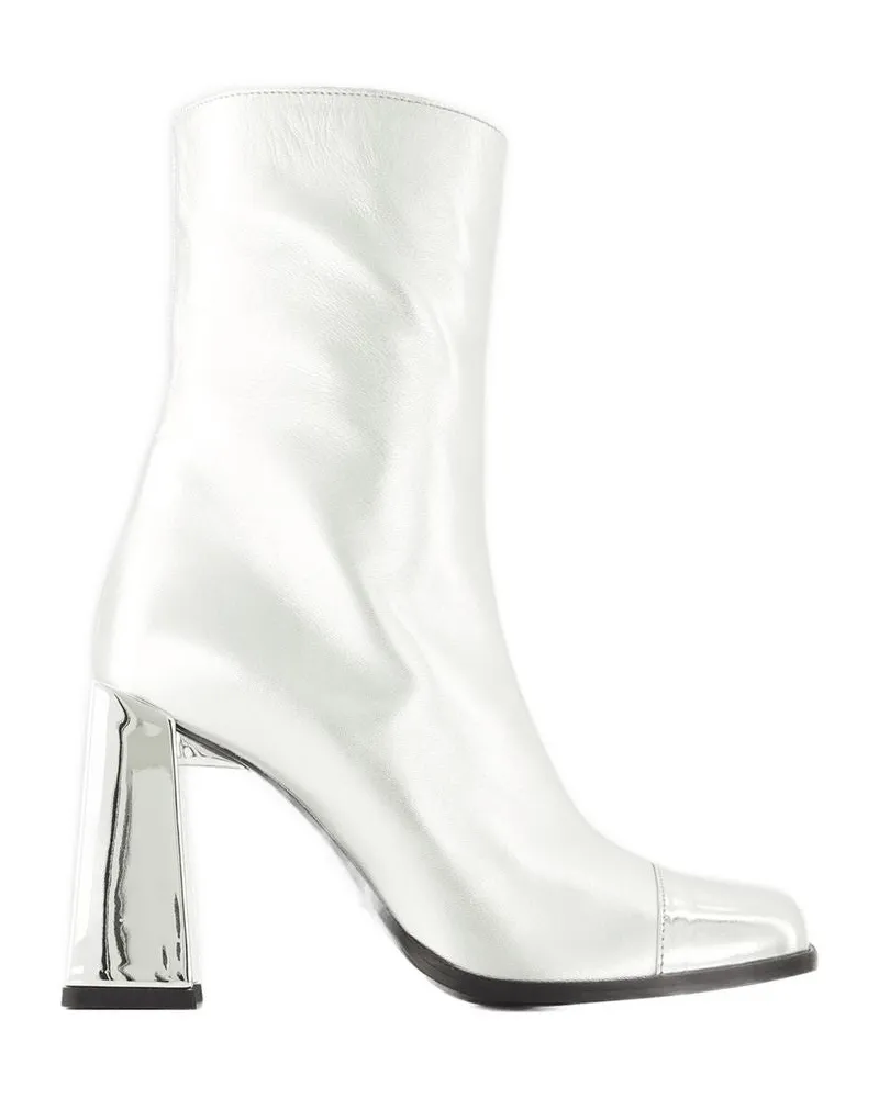Carel Women's Moon Boots -  Leather Metallic Shoes Metallic
