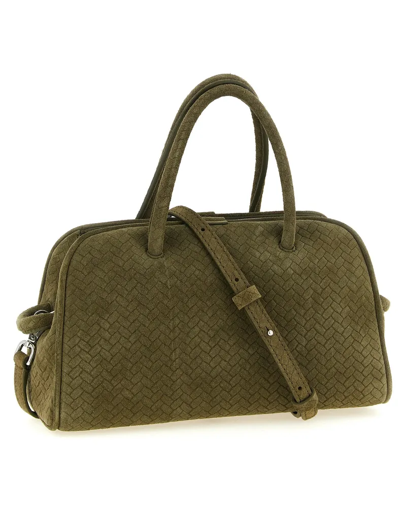 Jacquemus Women's Le Petit Shoulder Bag Green Calfskin Leather Green