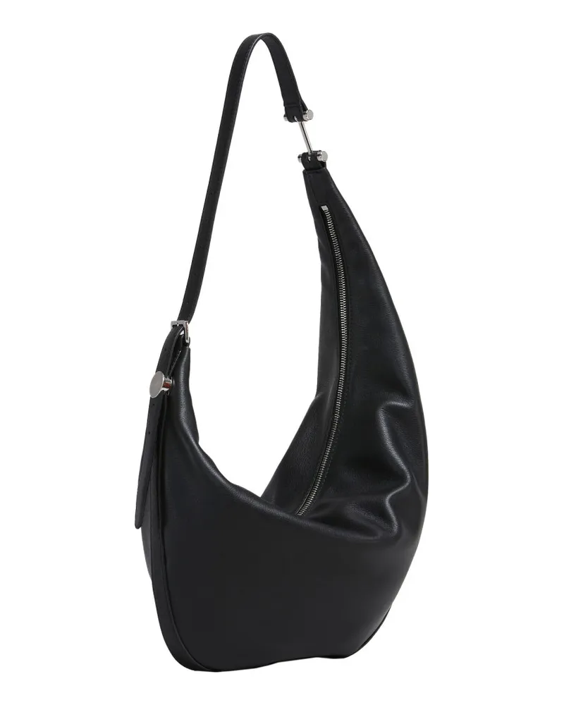 Marni Calf Leather Hobo Bag — Black Black