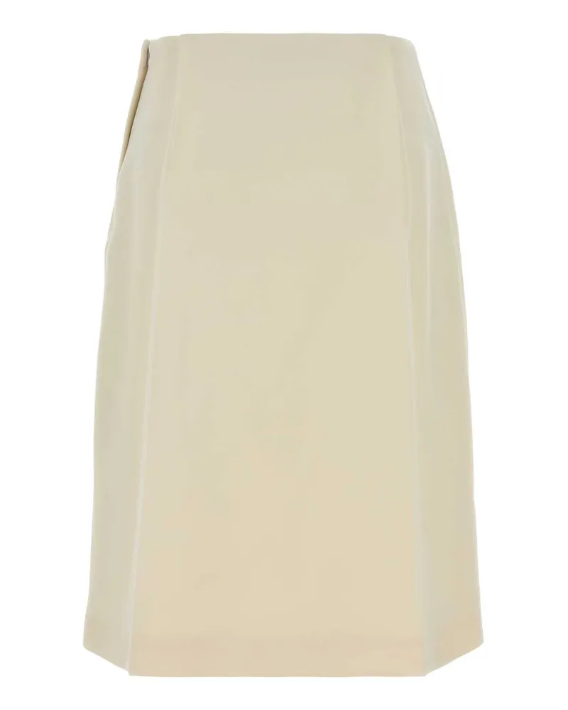 Jil Sander J03ma0291j70218 102 Porcelain Gonne Skirt Beige