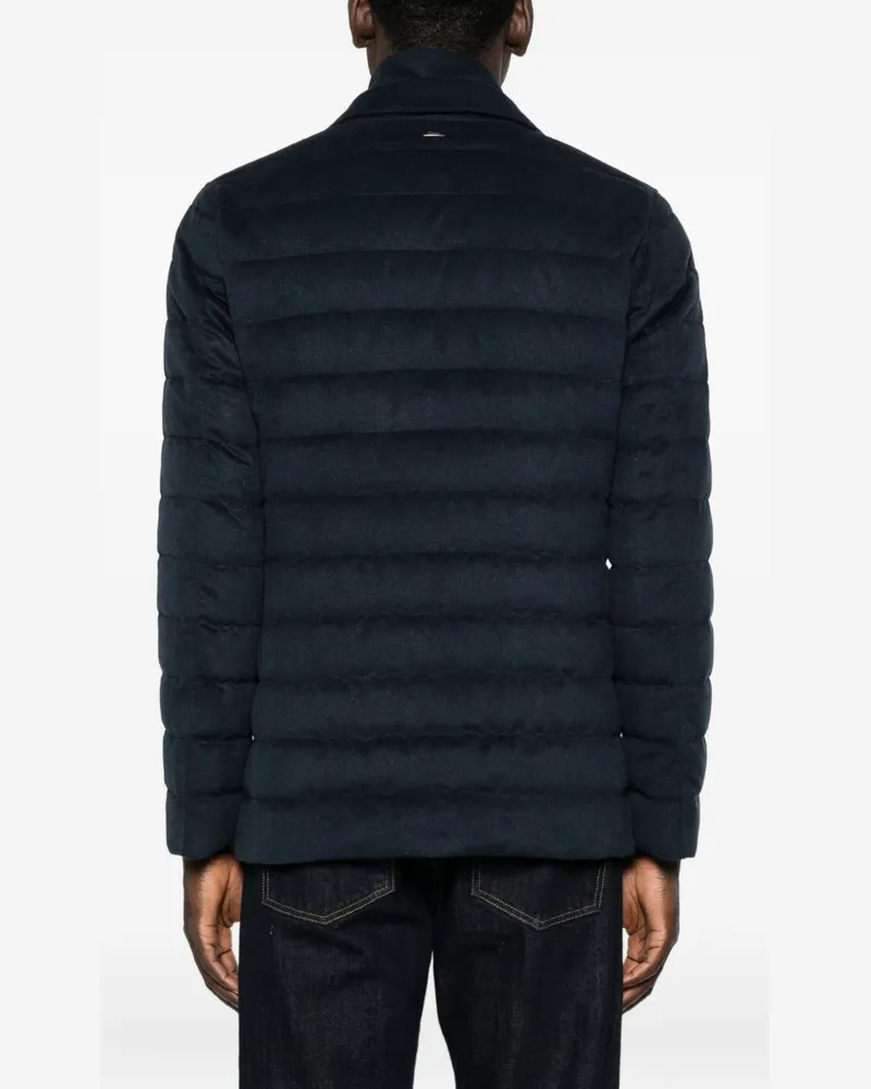 Herno Quilted Navy Jacket — Navy Navy