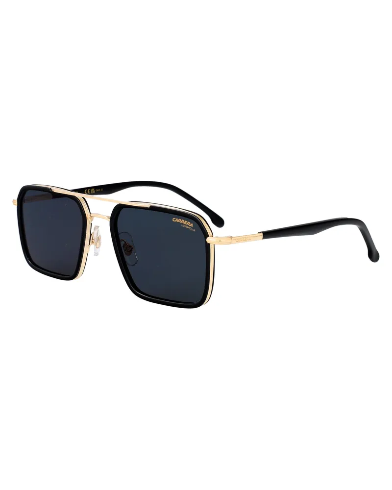 Carrera Stainless Steel Sunglasses — Black Black