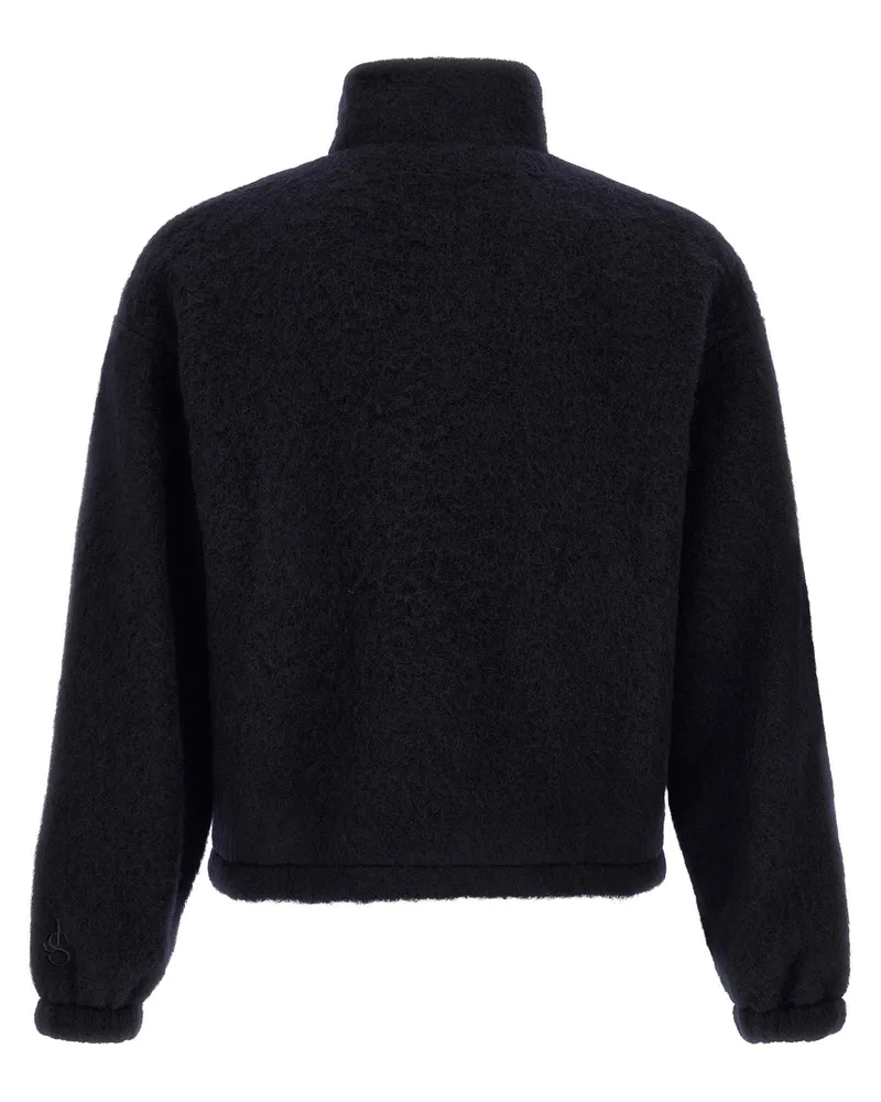 Jil Sander Wool Blend Sweatshirt — Navy Navy
