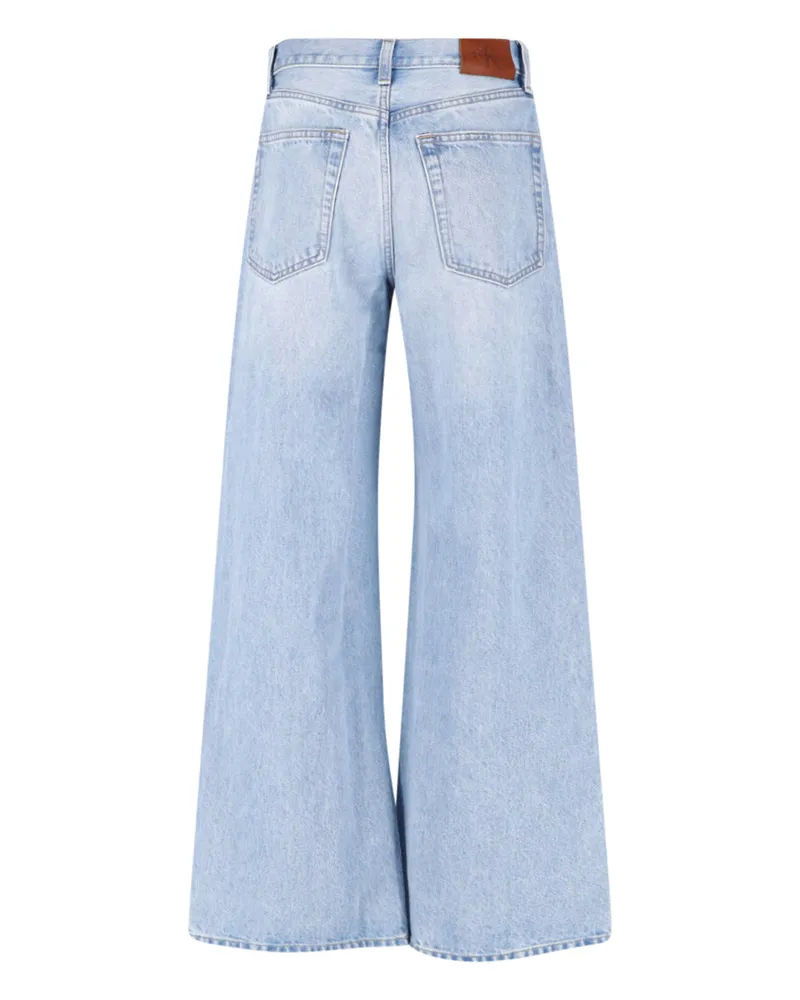 Calvin Klein Women's Jeans Blue Cotton Blue