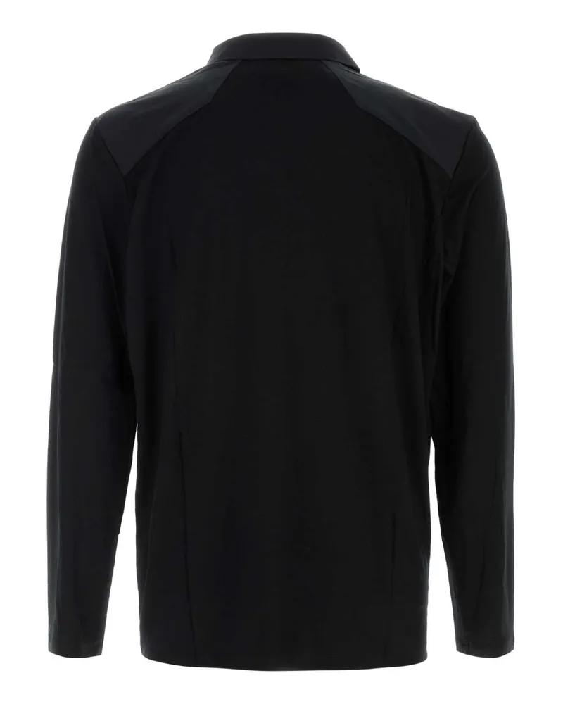 Arc'teryx Frame LS Polo Shirt — Black Black